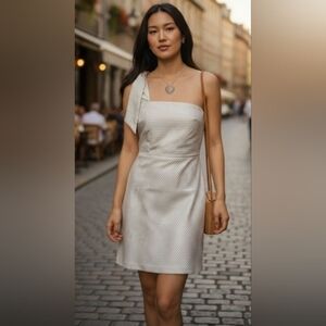 Banana Republic‎ Dress Size 8, Classy, Polished, Tailored Look,  One Shoulder